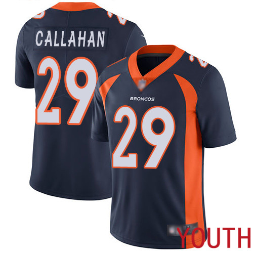 Youth Denver Broncos #29 Bryce Callahan Navy Blue Alternate Vapor Untouchable Limited Player Football NFL Jersey